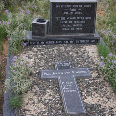 RENSBURG Paul, Jansen van 1972-1996