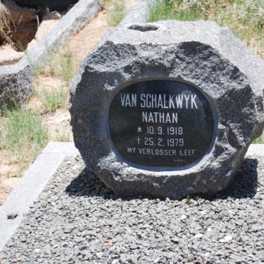 SCHALKWYK Nathan, van 1918-1979