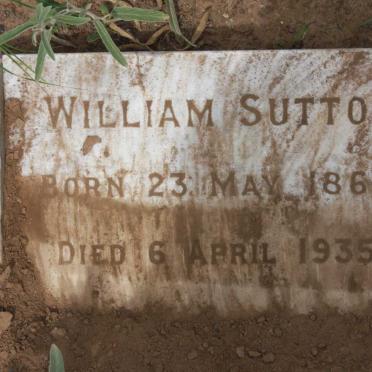 SUTTON William 1860-1935