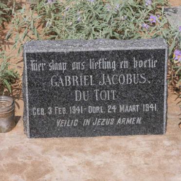 TOIT Gabriel Jacobus, du 1941-1941
