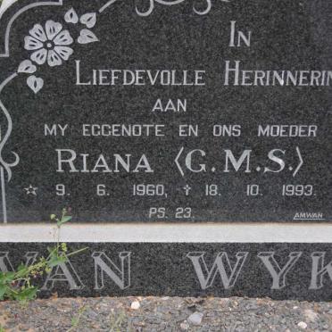 WYK G.M.S., van 1960-1993