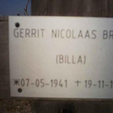 BRITS Gerrit Nicolaas 1941-1966