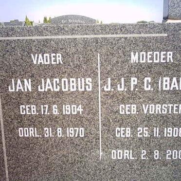 BOTES Jan Jacobus 1904-1970 &amp; J.J.P.C. VORSTER 1908-2001