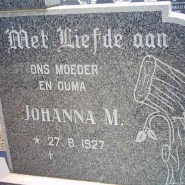 BREEDT Johanna M. 1927-