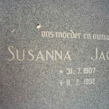 BODEMER Susanna Jacoba 1907-1992