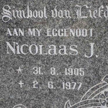 ELS Nicolaas J. 1905-1977