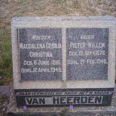 HEERDEN Pieter Willem, van 1876-1948 &amp; Magdalena Cecilia Christina 1876-1948