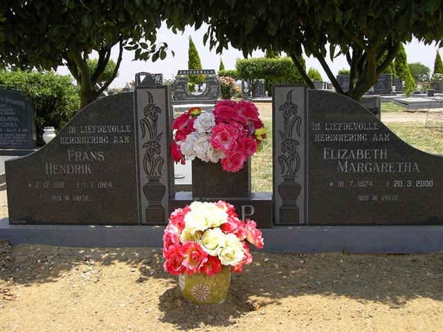 KALP Frans Hendrik 1916-1984 & Elizabeth Margaretha 1924-2000