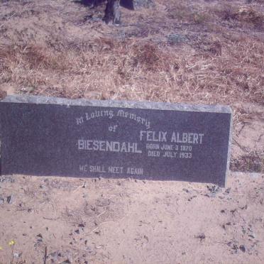 BIESENDAHL Felix Albert 1870-1933