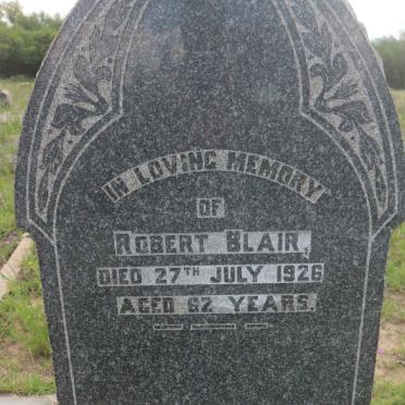 BLAIR Robert -1926