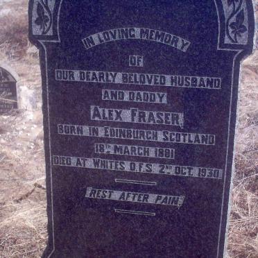FRASER Alex 1881-1930