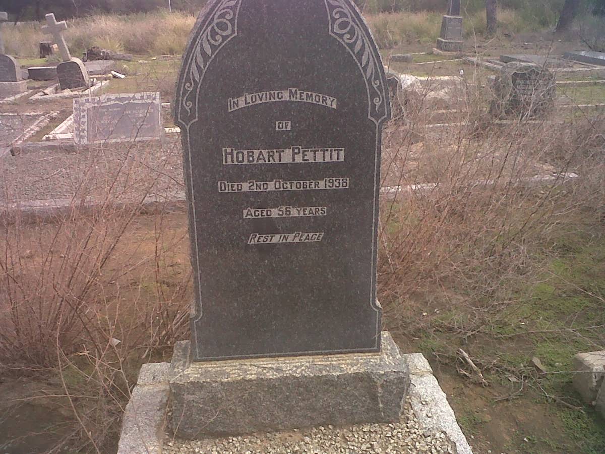 PETTIT Hobart -1938