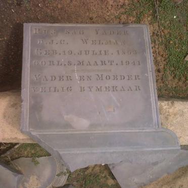 WELMAN D.J.C. 1863-1941