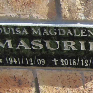 MASURIK Louisa Magdalena 1941-2018
