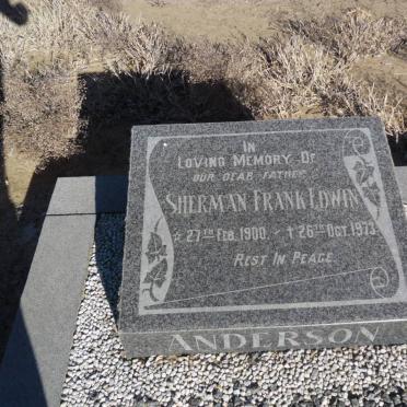 ANDERSON Sherman Frank Edwin 1900-1973