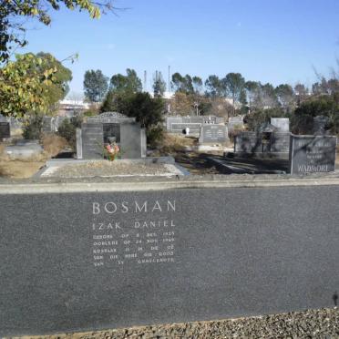 BOSMAN Izak Daniel 1925-1969