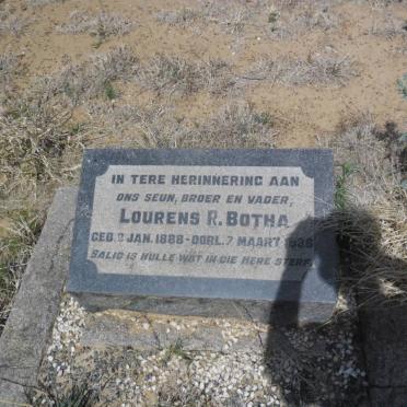 BOTHA Lourens R. 1888-1936