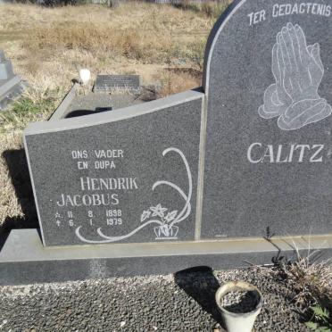 CALITZ Hendrik Jacobus 1898-1979 &amp; Emma Harritt 1904-1977 