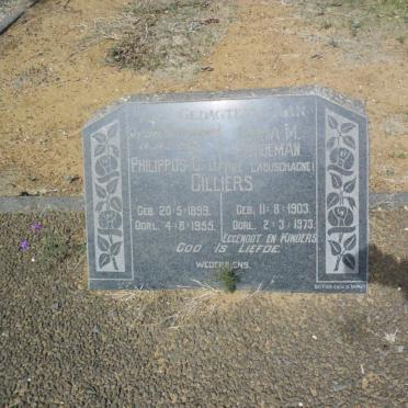 CILLIERS Philippus C.J. 1899-1955 &amp; SCHOEMAN Maria M. LABUSCHAGNE 1903-1973