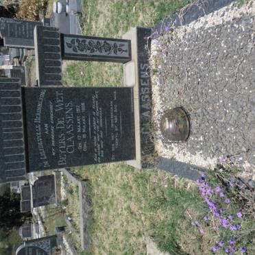 CLAASSENS Beyers De Wet 1917-1956