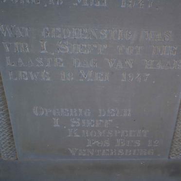CLAASSEN Awelina nee VAN TONDER 1880-1947