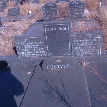 COETZEE Daniel Pieter 1917-1990 &amp; Martha Sophia 1915-??