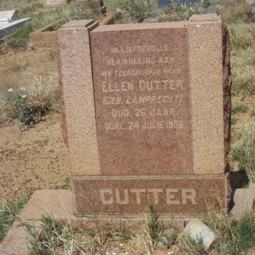 CUTTER Ellen nee LAMPRECHT -1986