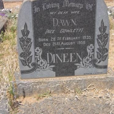 DINEEN Dawn nee GOWLETT 1935-1956
