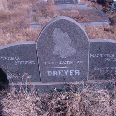 DREYER Thomas Frederik 1912-1997 &amp; Magrietha Philipina Josina VAN DER WESTHUIZEN 1914-1981