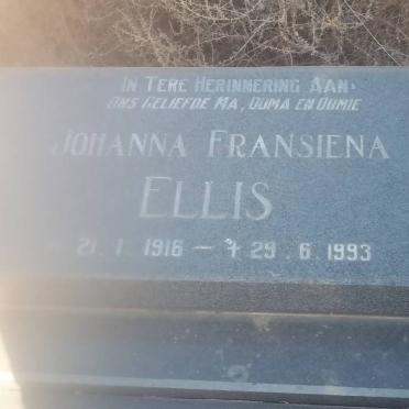 ELLIS Johanna Fransiena 1916-1993
