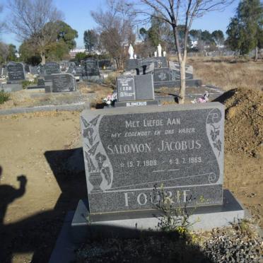FOURIE Salomon Jacobus 1908-1969