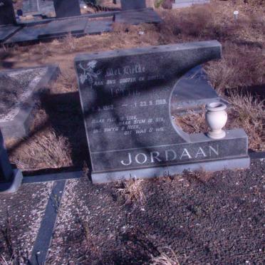 JORDAAN Lettie 1950-1969