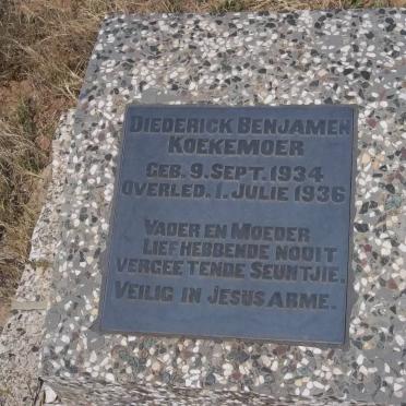 KOEKEMOER Diederick Benjamen 1934-1936
