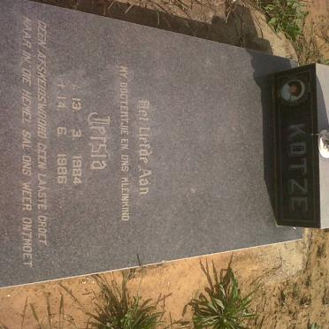 KOTZE Tersia 1984-1986