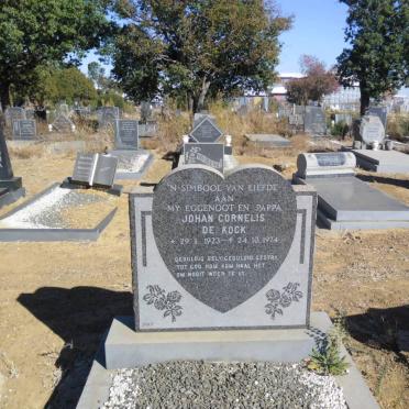 KOCK Johan Cornelis, de 1923-1974