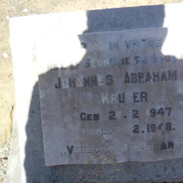 KRUGER Johannes Abraham P. 1947-1948