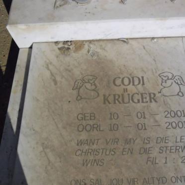 KRUGER Codi 2001-2001