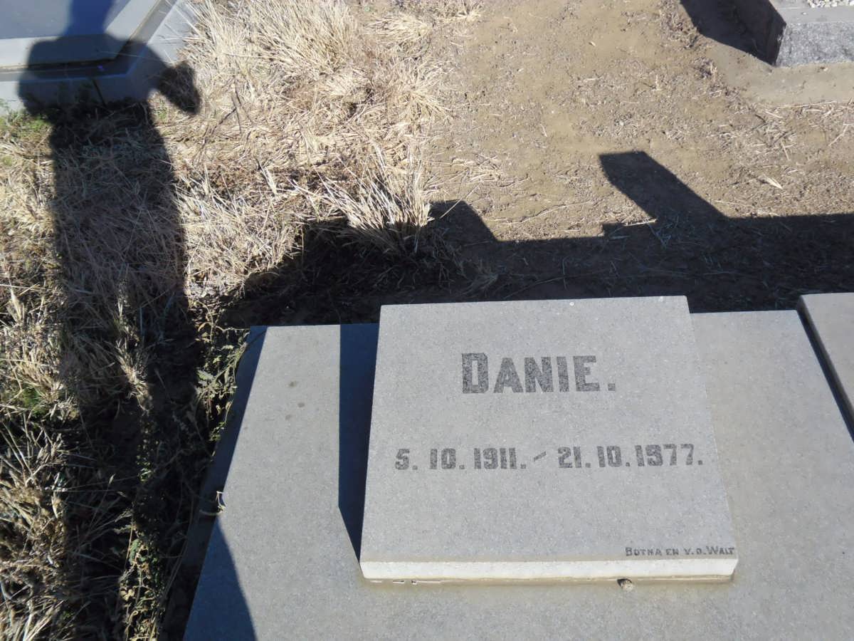 LUBBE Danie 1911-1977