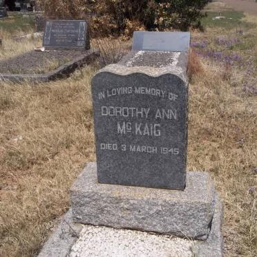 Mc KAIG Dorothy Ann -1945
