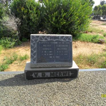 MERWE Pieter Schalk, v.d. 1889-1964 &amp; Elizabeth Bathoni 1895-1988