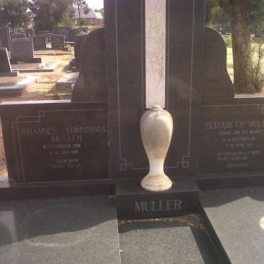 MULLER Johannes Combrinck 1906-1981 &amp; Elizabeth Muller VAN DER MERWE 1911-1971