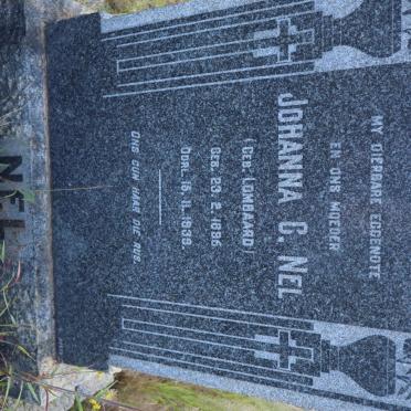 NEL Johanna C. nee LOMBAARD 1895-1939
