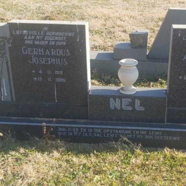 NEL Gerhardus Josephus 1915-1986 &amp; Anna Maria Jacoba DU PLOOY 1916-1992