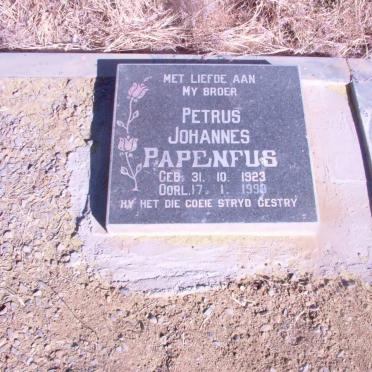 PAPENFUS Petrus Johannes 1923-1993