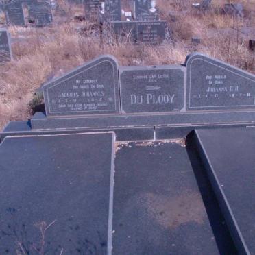 PLOOY Jacobus Johannes, du 1917-1978 &amp; Johanna G.H. 1917-1999