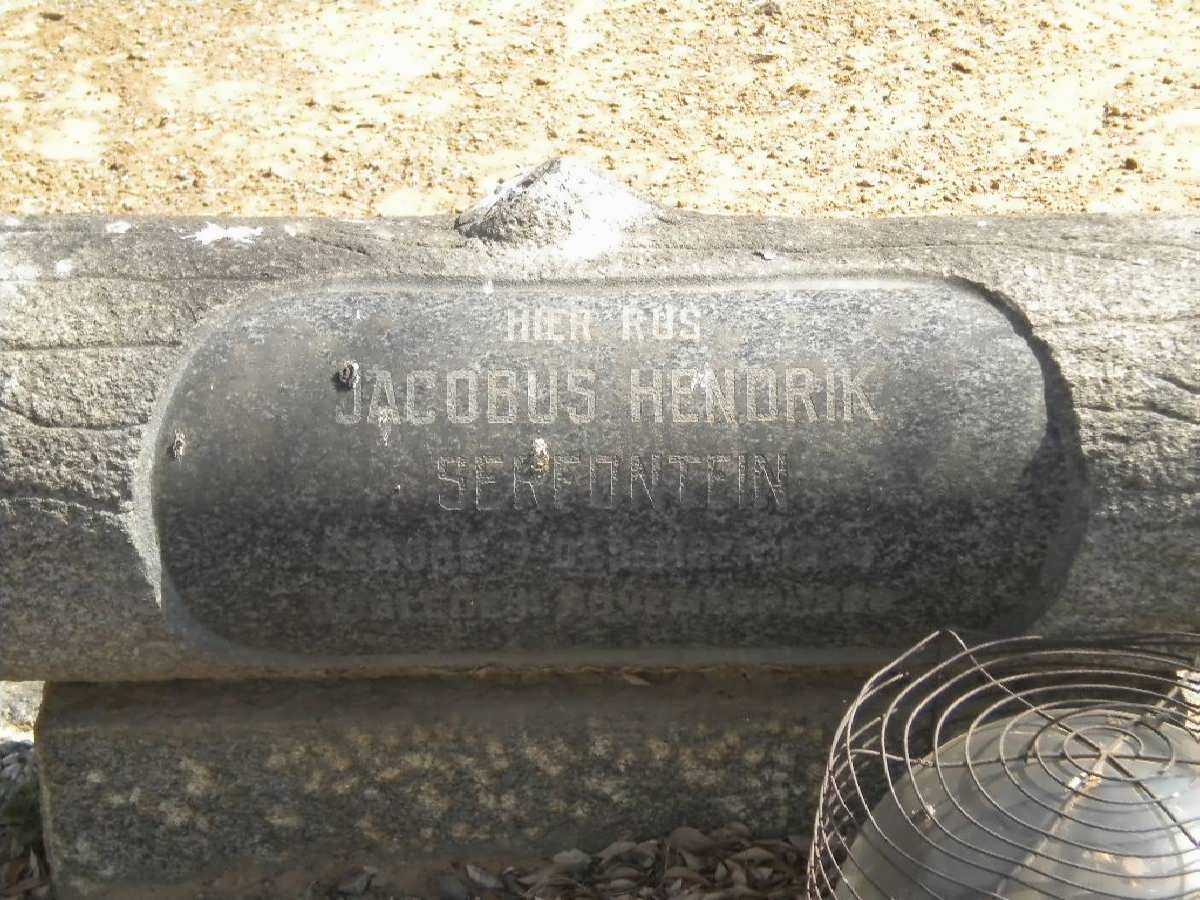 SERFONTEIN Jacobus Hendrik