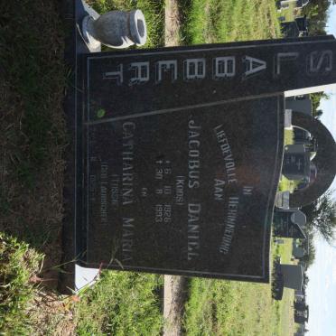 SLABBERT Jacobus Daniel 1926-1993 &amp; Catharina Maria nee LAUBSCHER 1925-