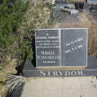STRYDOM Maggel Margarietha nee KRUGER 1929-1981