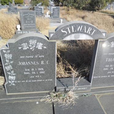 STEWART Johannes R.C. 1920-1982 &amp; Theolona 1920-1981