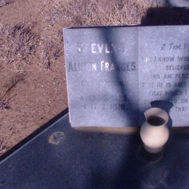 STEVENS Alison Frances nee WILSON 1925-1970